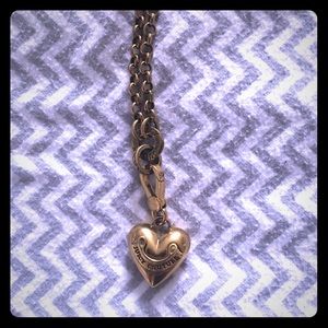 Juicy couture charm necklace and charms